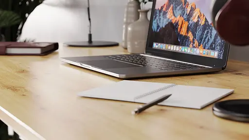 Письмовий стіл Ferrum-decor Серії Конект 75x120x60 сірий ДСП Дуб Артізан 16мм (FRD-104215) - фото 4