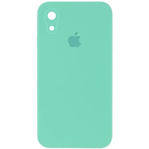 Чохол Epik Silicone Case Square Full Camera Protective AA для Apple iPhone XR 6.1 Бірюзовий/Turquoise