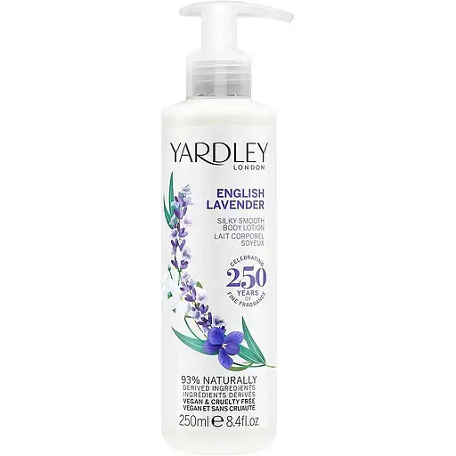 Лосьон для тела Yardley London English Lavender Silky Smooth Body Lotion 250 мл - фото 1