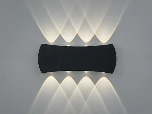 Світильник фасадний LED чорний 4 Вт 4 промені - фото 2