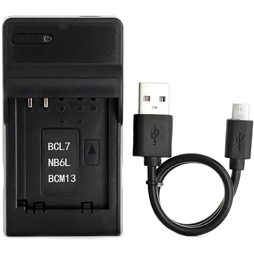 USB-зарядний пристрій NB-6L для камери Canon PowerShot SX530 HS, SX610 HS, SX710 HS, SD1200 IS, SD1300 IS, S120 IXY 10S IXY 30S