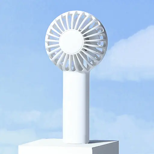 Вентилятор ручной беспроводной GXQC DC03 белый - фото 2