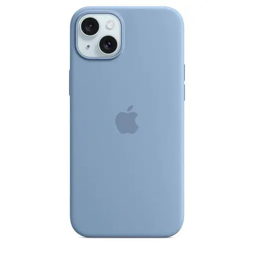 Чехол Apple iPhone 15 Plus Silicone Case with MagSafe - Winter Blue (MT19)