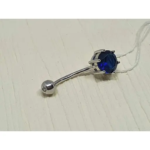 Срібна сережка для пірсингу пупка Silvex 925. ПР2ФС/027 - фото 3