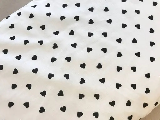 Простынь хлопковая Moontime в коляску "Сердечки" - фото 4