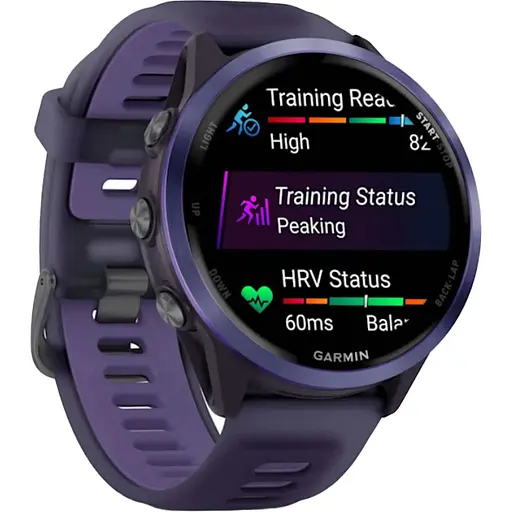 Смарт-часы Garmin Forerunner 570, 47 мм Indigo Aluminium with Translucent Imperial Purple/Indigo Band 010-02971-02 (142391) - фото 3