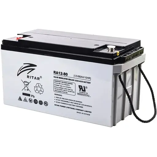 Аккумулятор Ritar AGM 12V/80Ah/960Wh (RA12-80) [125653]