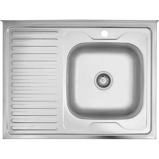 Кухонная мойка Kroner KRP Dekor - 6080R (0,6 мм) (CV022815) - фото 1