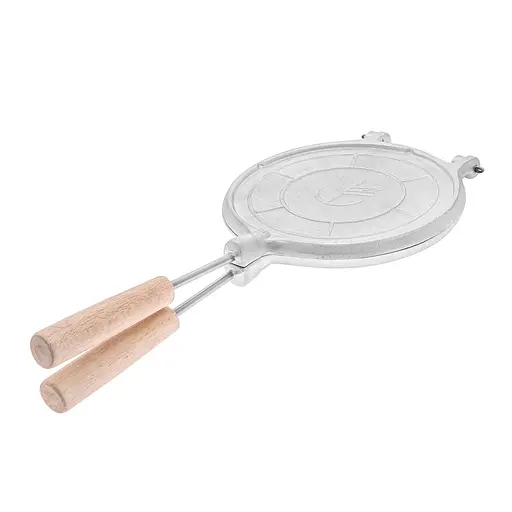 Форма для випічки вафель і вафельних коржів вафельниця тортівниця кругла 180 мм, Ласунка 81849 - фото 3