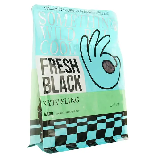 Кофе в зернах Fresh Black Blend Kyiv Sling new 200 г - фото 3