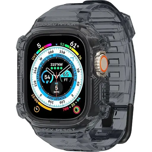 Чехол-ремешок Spigen Rugged Armor Pro для Apple Watch Ultra/Ultra 2 49mm Space Crystal (ACS06028) [149630]