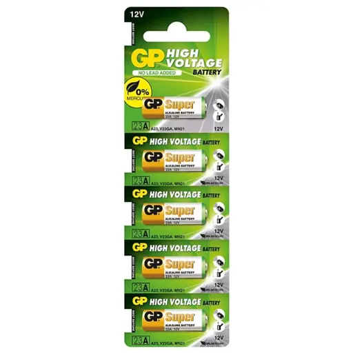 Батарейка GP 23A/MN21 Alkaline 12v (5шт) - фото 1