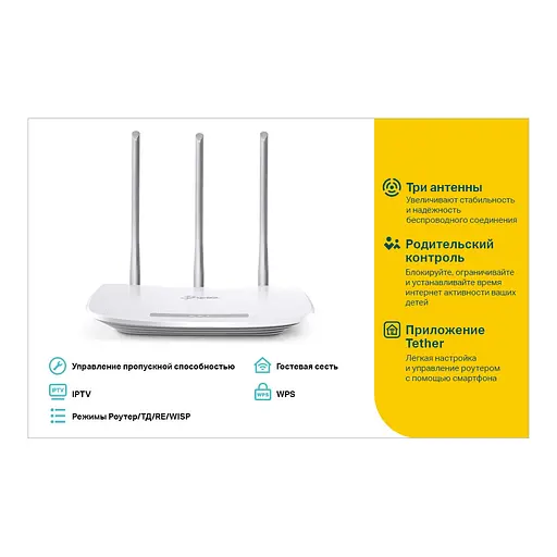 Беспроводной маршрутизатор TP-LINK TL-WR845N - фото 3