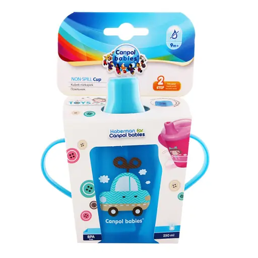 Уцінка. Чашка-непроливайка Canpol babies Toys 250 мл синий - фото 2