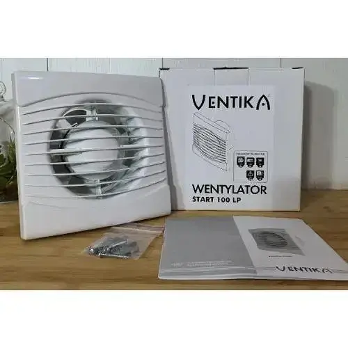 Вентилятор бытовой осевой Ventika 100 Start LP с короткой посадкой белого цвета - фото 4
