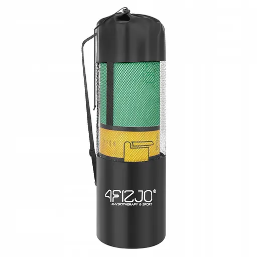 Коврик (мат) для йоги и фитнеса 4FIZJO TPE 1 см Mint/Grey 4FJ0202 (P-5907739311917) - фото 4