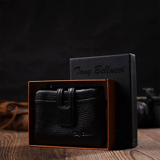 Кожаный женский кошелек Tony Bellucci 12х9.5х2 см acs0027005 - фото 9