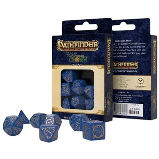 Набор кубиков Pathfinder War for the Crown Dice Set , 7 шт. (SPAT92) - фото 1