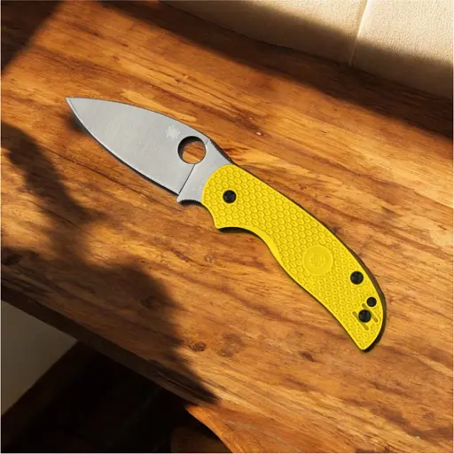 Ніж Spyderco Sage 5 Lightweight CPM MagnaCut FRN Yellow - фото 3
