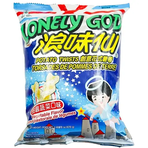 Чипси картопляні Want Want Lonely God вегетаріанські 42 г