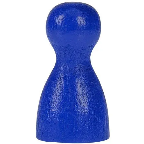 Аксесуар Фішка дерев'яна синя для настільних ігор 2.5 см поштучно (Р00510)