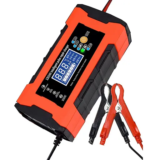 Розумний зарядний пристрій 12V/ 24V 10A 120W для гелевих, кислотних, AGM акумуляторів - фото 4