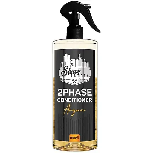 Кондиціонер для волосся і бороди The Shave Factory 2 Phase Beard & Hair Conditioner Argan 500 мл - фото 1