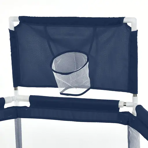 Детский манеж Bambi MR 1340-BL, на застёжке-блискавке, две ручки для поддержки малыша, Oxford 150D, синий - фото 3