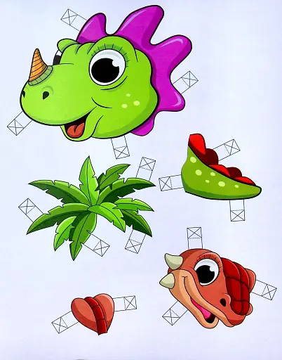 Об'ємні аплікації. Диносвіт - фото 5