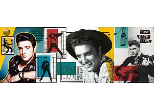 Пазл Trefl Коллаж Элвис Пресли 500 эл. панорама (29510) - фото 2