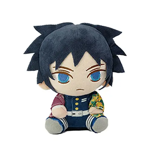 М'яка іграшка Клинок розсікаючий демонів Томіока Гію Demon Slayer Giyuu Tomioka 30 см P DS 29 - фото 1