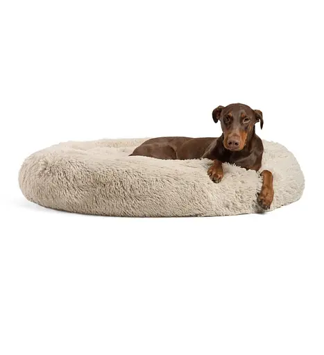 Лежак для собак Бест Френдс бежевая элегантность 58х58 см арт. bf4598 - фото 1