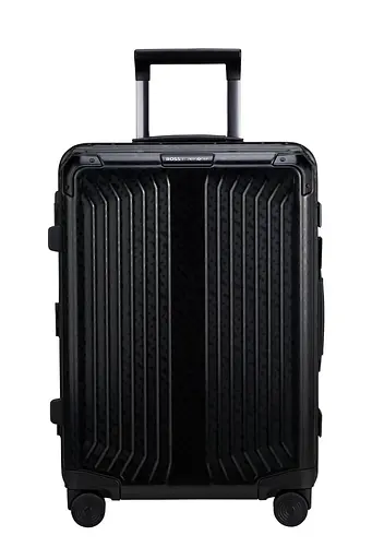 Валіза 55 См Samsonite LITE-BOX ALU / BOSS GRAPHITE MONOGRAM 55x40x23 KO3*28001