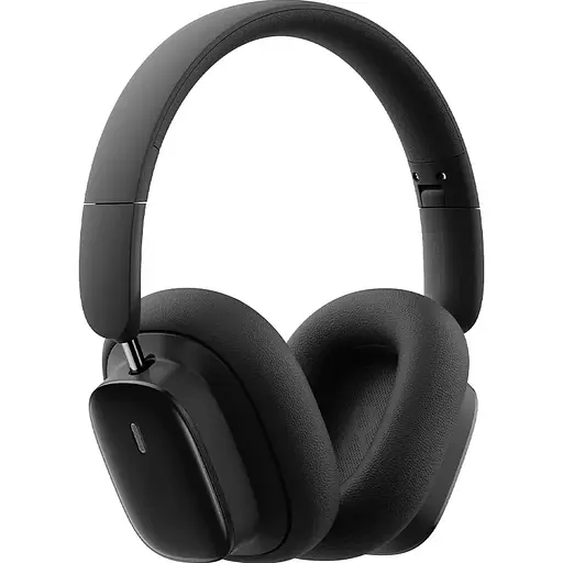 Накладні навушники Baseus Bowie H1i, Noise-Cancellation Wireless Headphones, BT5.3, 3.5mm, 600mAh, 100h, ANC, black - фото 3