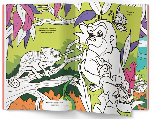 Перша кольорова розмальовка з розвивальними завданнями. Малюємо тварин - фото 2