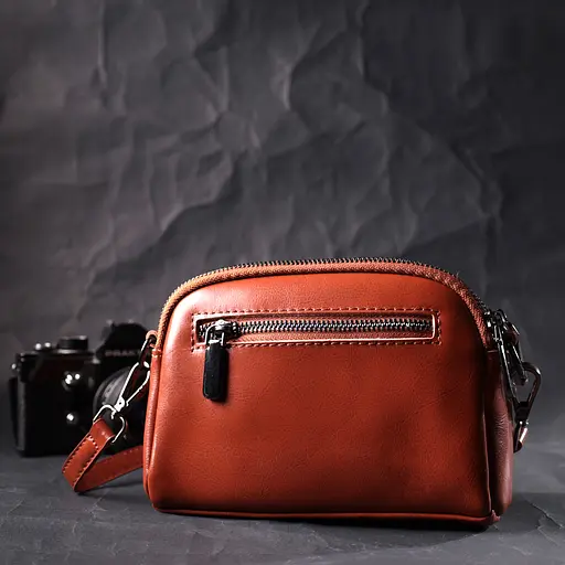 Женская сумка Vintage на каждый день из натуральной кожи 18.5х12.5х5.5 см sum0029062 - фото 10