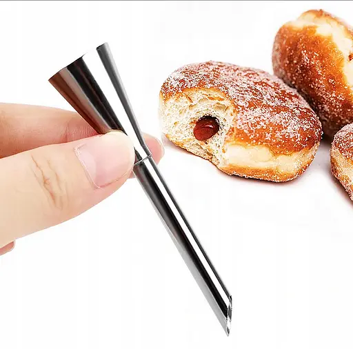 Кондитерская насадка для наполнения эклеров и пирожных 7.6 см, Kitchen Master Серебристый 87319 - фото 10