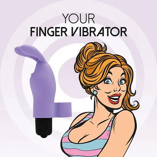 Вібратор на палець FeelzToys Magic Finger 10 см фіолетовий - фото 3