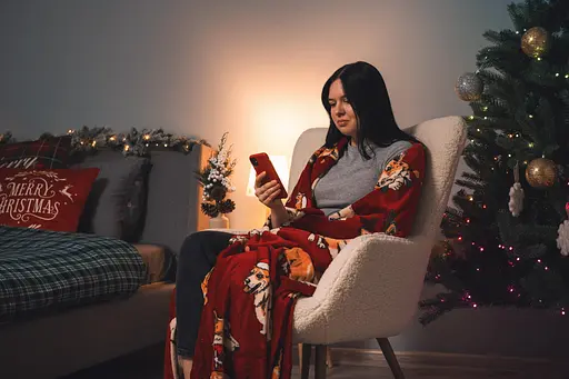 Плед Ardesto Flannel 160х200 см рождественские корги (ART0119PB) - фото 7