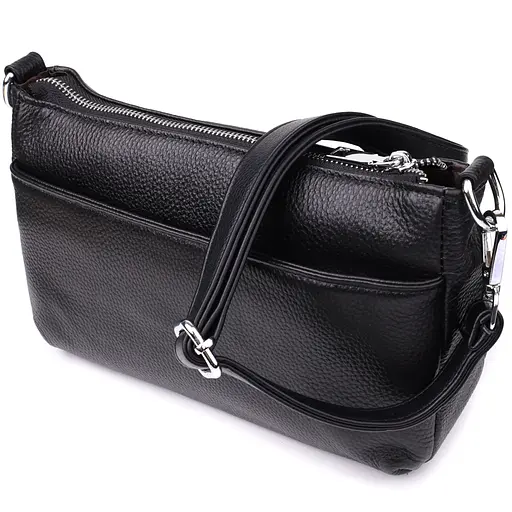 Женская сумка Vintage с двумя ремешками из натуральной кожи 25х16х8 см sum0027525 - фото 2