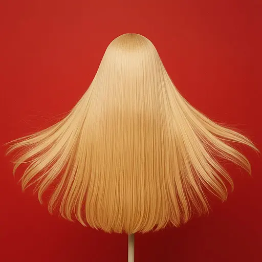 Парик аниме прямые волосы 70 см длинная челка женская белая - фото 2