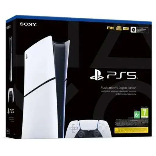 Игровая приставка Sony PlayStation 5 Slim Digital Edition без Blu-ray привода White - фото 2