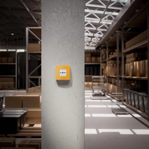 Беспроводная настенная кнопка для активации пожарной тревоги вручную Ajax для жилых объектов Manual Call Point, jeweller, беспроводной, желтый - фото 3