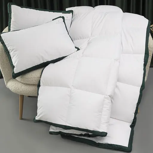 Ковдра антиалергенна MirSon Imperial Satin Luxe демісезонна 220х200 см біла - фото 2