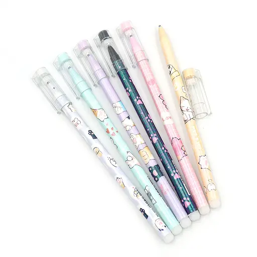 Ручка детская пиши-стирай Cute, 0.5 мм, синяя, 12 шт. (в ассортименте)