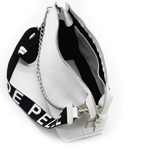 Кожаная женская сумка кросс-боди Grande Pelle 23х25.5х9 см sum0026347 - фото 2