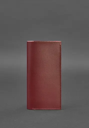 Кожаный тревел-кейс 3.1 бордовый Краст - фото 2