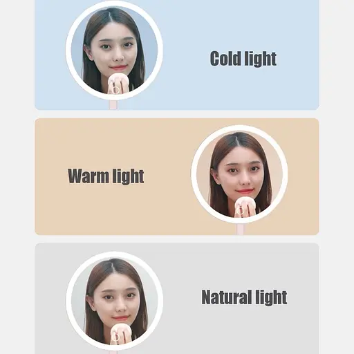 Дзеркало для макіяжу DOCO Pro LED Makeup Mirror Pink (M002) [66274] - фото 6