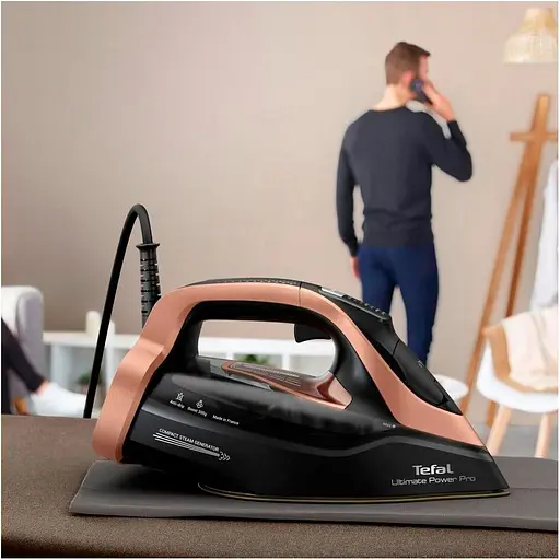 Утюг Tefal Ultimate Power Pro FV9E50E0 коричнево-черный [128448] - фото 14
