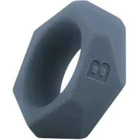 Эрекционное кольцо Boners Diamond 5.7 см серый